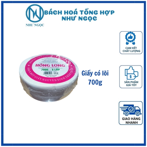 Giấy Vệ Sinh Hồng Long/ Vina Roll Không Lõi - Bách Hóa Tổng Hợp Như Ngọc
