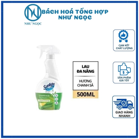Nước Lau Bếp/ Lau Kính Đa Năng Sunlight Chai 500ml - Bách Hóa Tổng Hợp Như Ngọc