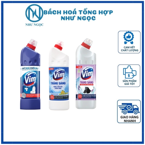 Nước Tẩy Bồn Cầu & Nhà Tắm Vim Diệt Khuẩn Chai 870ml - Bách Hóa Tổng Hợp Như Ngọc