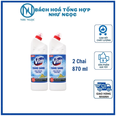 Nước Tẩy Bồn Cầu & Nhà Tắm Vim Diệt Khuẩn Chai 870ml - Bách Hóa Tổng Hợp Như Ngọc