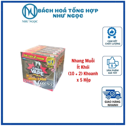 LỐC - Nhang Muỗi Jumbo Vape Hộp 10 Khoanh - Bách Hóa Tổng Hợp Như Ngọc