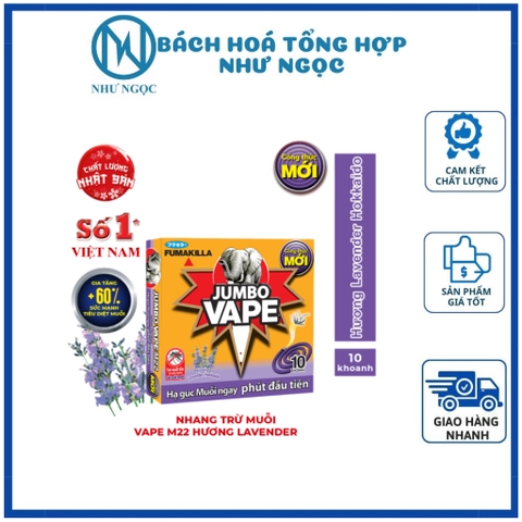LỐC - Nhang Muỗi Jumbo Vape Hộp 10 Khoanh - Bách Hóa Tổng Hợp Như Ngọc