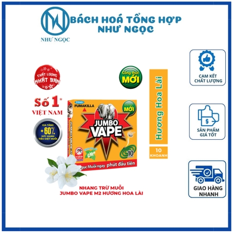 LỐC - Nhang Muỗi Jumbo Vape Hộp 10 Khoanh - Bách Hóa Tổng Hợp Như Ngọc