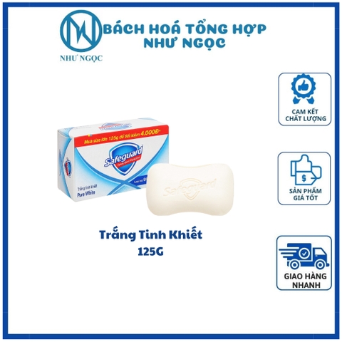 Xà Bông Cục SafeGuard Diệt Khuẩn 125g - Bách Hóa Tổng Hợp Như Ngọc