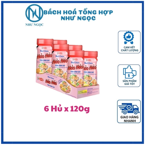 Lốc 6 Hủ Muối Chấm Hảo Hảo Chua Cay Acecook 120g - Bách Hóa Tổng Hợp Như Ngọc