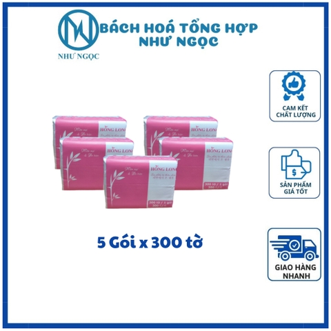 Khăn Giấy Rút Hồng Long - Bách Hóa Tổng Hợp Như Ngọc