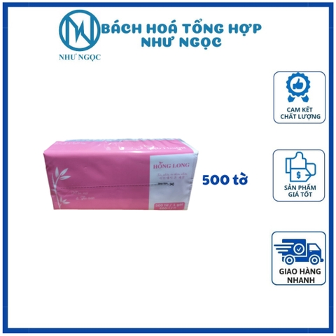 Khăn Giấy Rút Hồng Long - Bách Hóa Tổng Hợp Như Ngọc