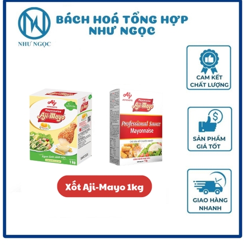 THÙNG 12 HỘP - Xốt Aji Mayo Hộp 1Kg - Bách Hóa Tổng Hợp Như Ngọc