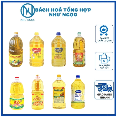 Dầu Ăn 2 Lít Các Loại - Bách Hóa Tổng Hợp Như Ngọc