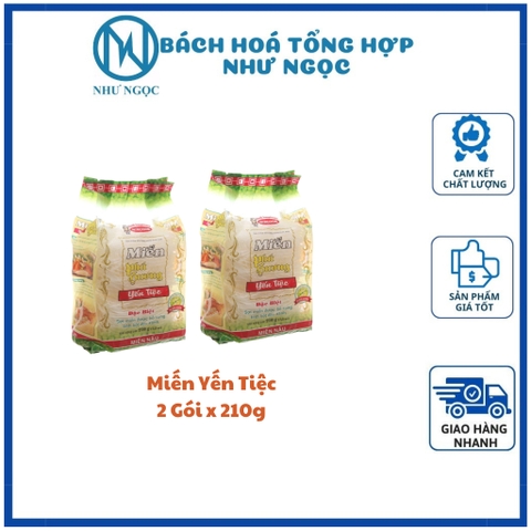 Thùng 10 Túi Miến Phú Hương Yến Tiệc 210g - Bách Hóa Tổng Hợp Như Ngọc