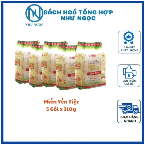Thùng 10 Túi Miến Phú Hương Yến Tiệc 210g - Bách Hóa Tổng Hợp Như Ngọc