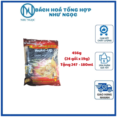 Cà Phê Hòa Tan Wake-up Café Sài Gòn 3 Trong 1