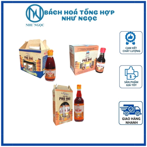 HỘP - Nước Mắm Phú Nhĩ Các Loại - Bách Hóa Tổng Hợp Như Ngọc