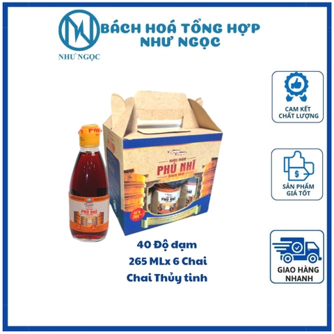 HỘP - Nước Mắm Phú Nhĩ Các Loại - Bách Hóa Tổng Hợp Như Ngọc