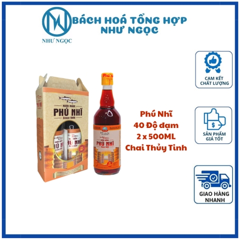 HỘP - Nước Mắm Phú Nhĩ Các Loại - Bách Hóa Tổng Hợp Như Ngọc