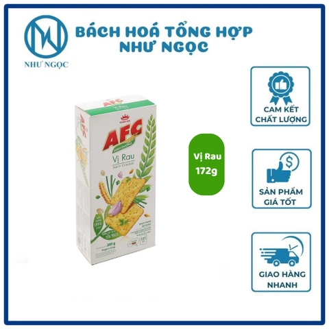 THÙNG 16 HỘP Bánh Quy AFC 172g Các Vị - Bách Hóa Tổng Hợp Như Ngọc