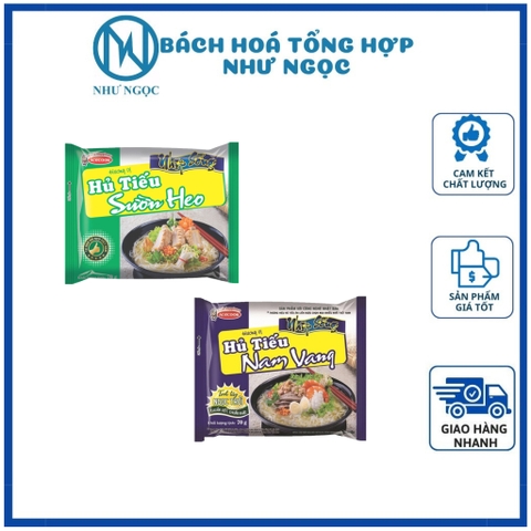 COMBO 5 GÓI - Hủ Tiếu Nhịp Sống Gói 70g - Bách Hóa Tổng Hợp Như Ngọc