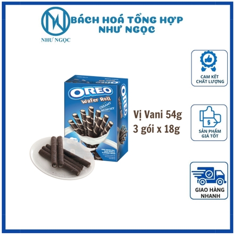 Bánh Quế Oreo Wafer Roll Hộp 54g - Bách Hóa Tổng Hợp Như Ngọc