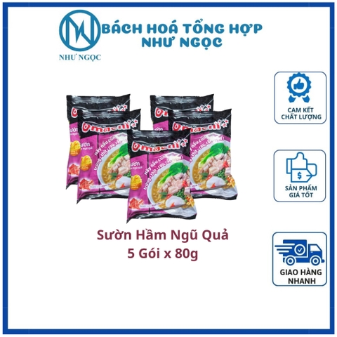 Combo 5 Gói Mì Omachi/Siukay/Đệ Nhất/ Lẩu Thái/ Hảo Big - Bách Hóa Tổng Hợp Như Ngọc