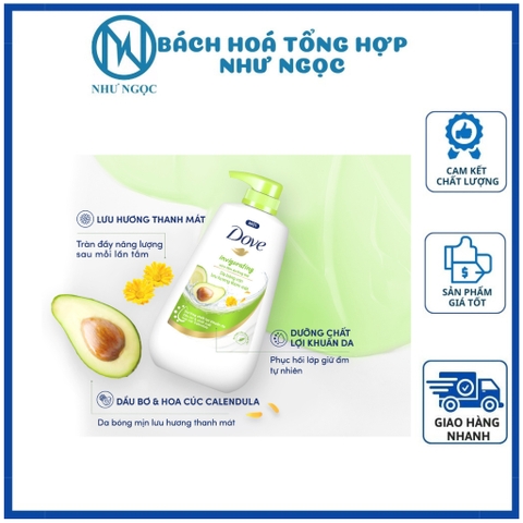 Sữa Tắm Dưỡng Thể Dove Dưỡng Ẩm Chuyển Sâu Chai Vòi 500g - Bách Hóa Tổng Hợp Như Ngọc
