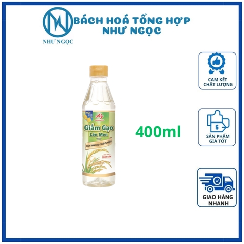 Giấm Gạo Lên Men Lisa Chai 400ml