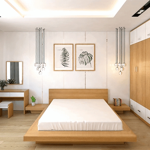 Giường ngủ Jangin Plato 1.8m