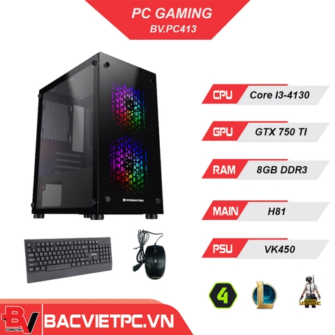 PC GAMING INTEL I3 4150 | RAM 8GB | GTX 750TI | SSD120GB