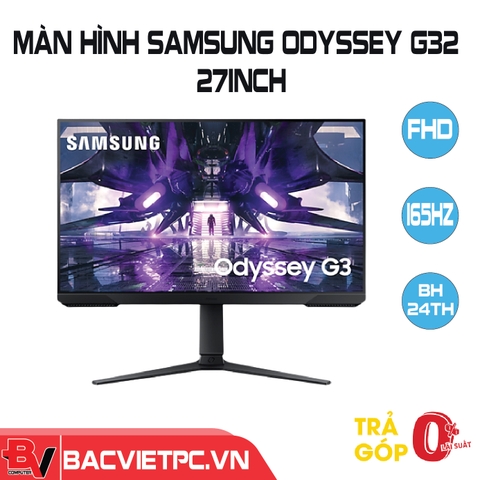 Màn hình máy tính Samsung Odyssey G3 LS27AG320NEXXV 27 inch FHD VA 165Hz