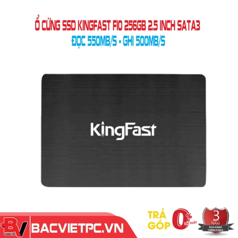 Ổ cứng SSD Kingfast F10 256GB 2.5 inch SATA3 (Đọc 550MB/s - Ghi 500MB/s)