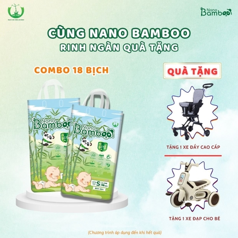 Combo 18 bịch bỉm