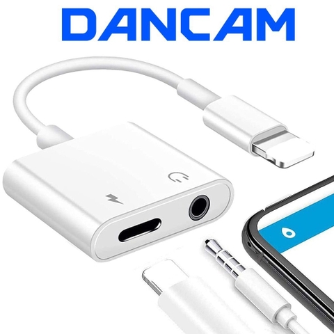 Bộ chuyển đổi tai nghe cổng 3.5mm sang chân cắm  cho điện thoại IP/Type C || Hàng Cao Cấp