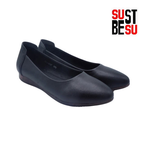 Giày công sở nữ bệt màu đen SubestSu 551-6107