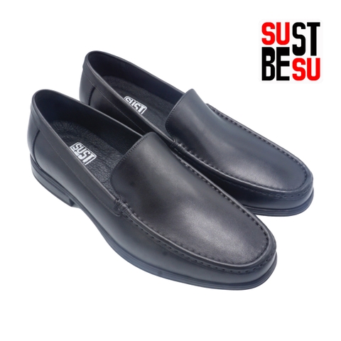 Giày lười nam màu đen SubestSu 854-6075