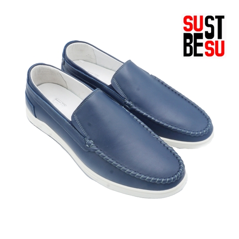 Giày lười nam màu xanh navy SubestSu 854-9039