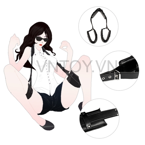 Bộ trói chân banh háng chất liệu da PU