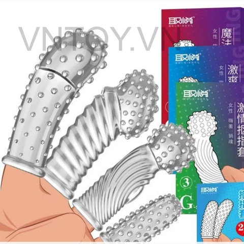 Bao cao su ngón tay G Spot nhiều gai