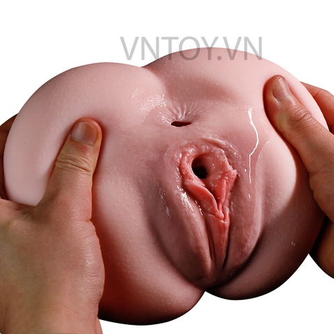 Âm đạo giả cỡ lớn tư thế ngửa bím múp rụp