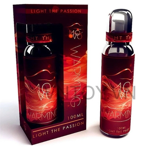 Gel bôi trơn nóng ấm Movo Warming Light The Passion chai 100ml