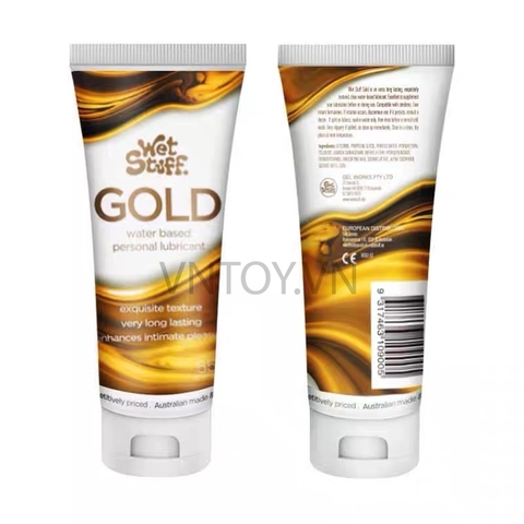 Gel bôi trơn Wet Stuff Gold Long Lasting tăng khoái cảm nữ
