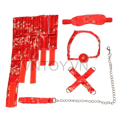 Đồ chơi bạo dâm BDSM 7 món phong cách hoa lá