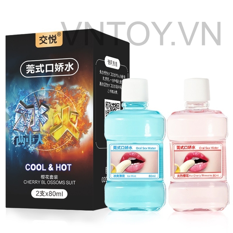 Nước tình yêu Oral Sex Water nóng lạnh dạng chai 80 ml