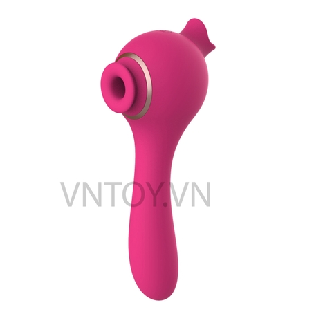 Máy rung liếm hút âm đạo cầm tay đa năng siêu cấp