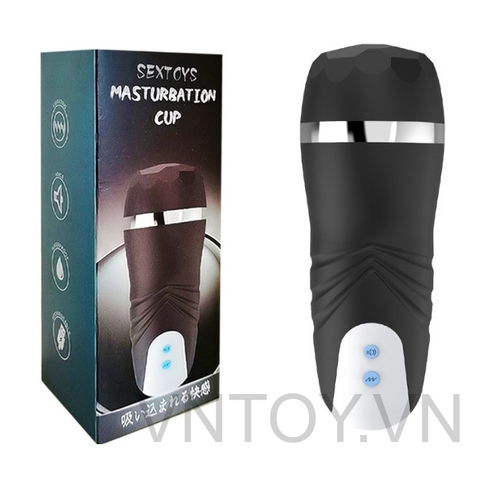 Cốc thủ dâm tự động rung rên âm thanh tặng tai nghe