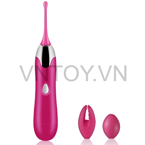 Bút rung điểm G 3 đầu Silicon kích thích âm đạo