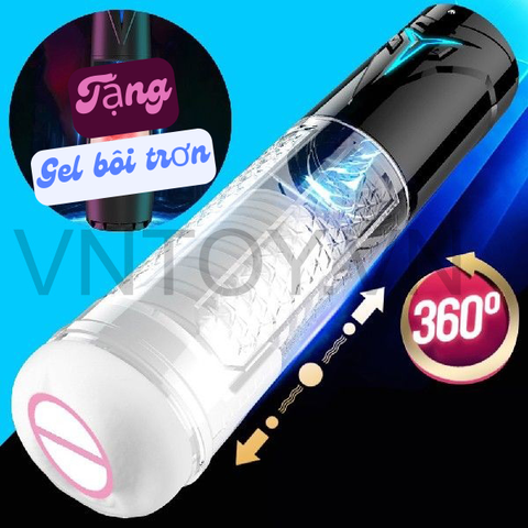 Cốc thủ dâm bú hút tự động rung cao cấp Suction Pump Power Up