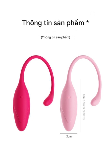 Trứng Rung Cá Heo Công Nghệ App Lilo Điều Khiển Không Dây