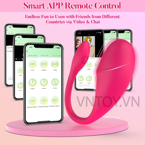 Trứng rung thiên nga điều khiển qua App Bluetooth Love Spouse
