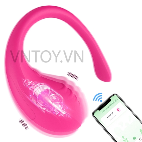 Trứng rung thiên nga kết nối App Bluetooth Lovespouse rung 2 điểm điều khiển từ xa
