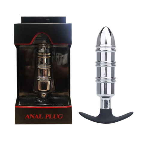 Phích inox cắm hậu môn hình viên đạn - Anal Plug