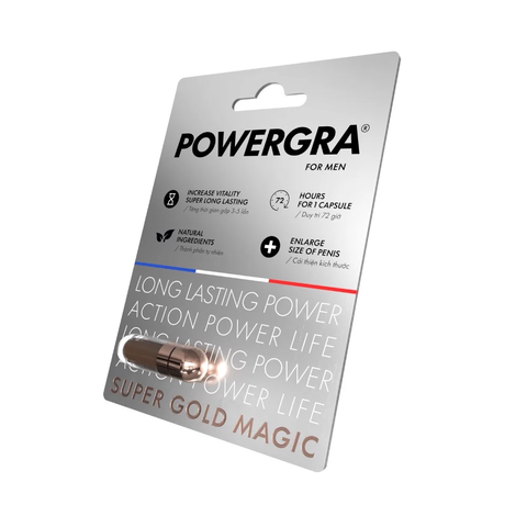 Powergra For Men (Super Gold Magic) - Vỉ 1 viên